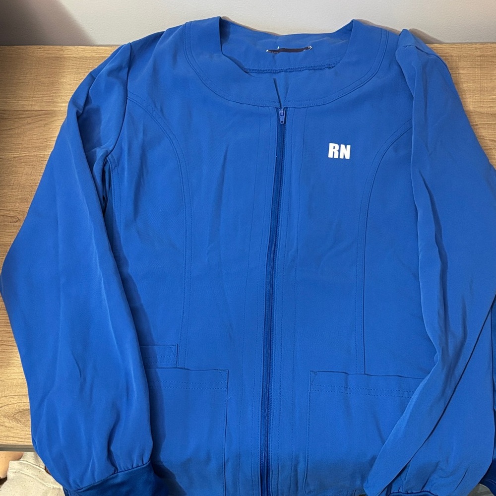 3/$30 Women’s RN Blue Zip-Up Jacket